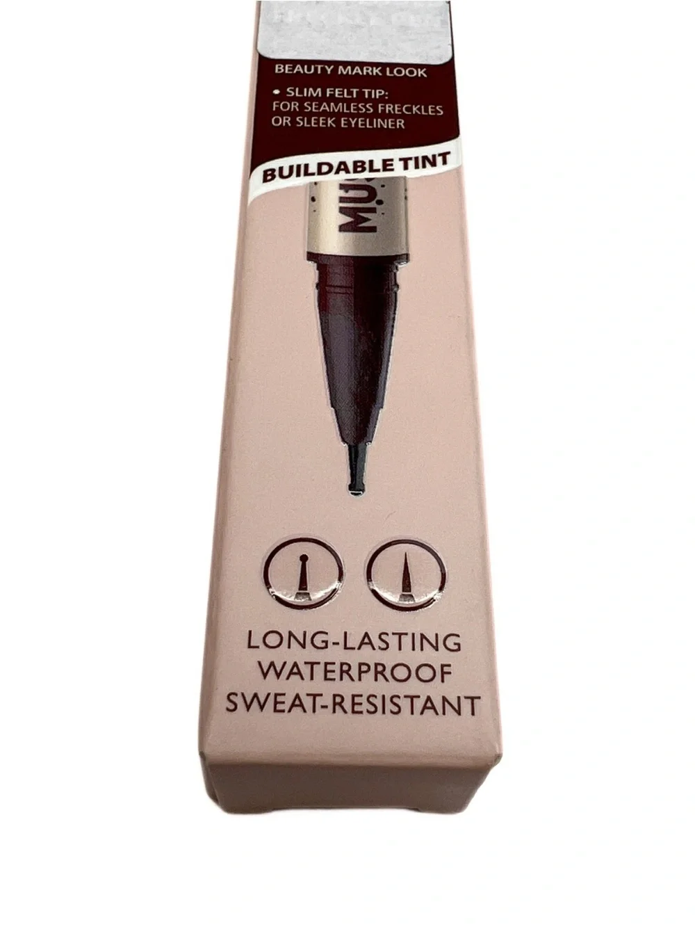 Musissy Dual Ended Freckle Pen Brown Waterproof Long Lasting Faux Freckles